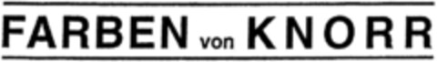 FARBEN von KNORR Logo (DPMA, 03/13/1993)