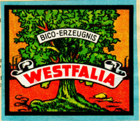 BICO-ERZEUGNIS WESTFALIA Logo (DPMA, 31.07.1950)