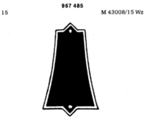 967485 Logo (DPMA, 31.03.1977)