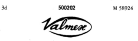 Valmex Logo (DPMA, 18.09.1937)