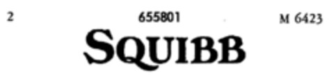 SQUIBB Logo (DPMA, 27.05.1953)
