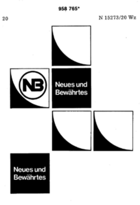 NB Neues und Bewährtes Logo (DPMA, 22.12.1976)