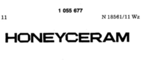 HONEYCERAM Logo (DPMA, 19.04.1983)
