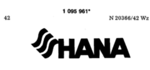 SHANA Logo (DPMA, 14.06.1986)