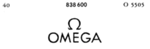 OMEGA Logo (DPMA, 16.04.1966)