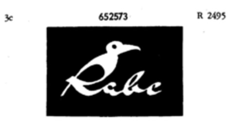 Rabe Logo (DPMA, 31.10.1951)