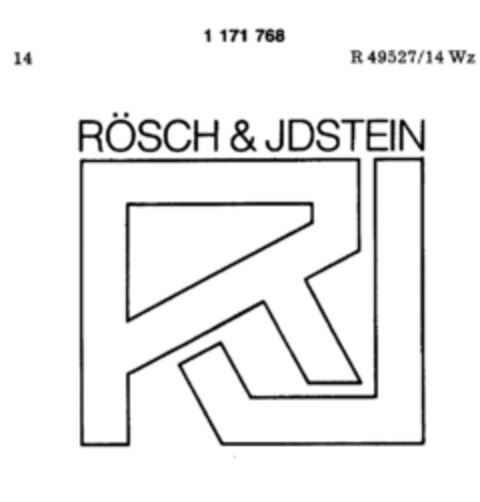 RÖSCH & JDSTEIN Logo (DPMA, 22.06.1990)