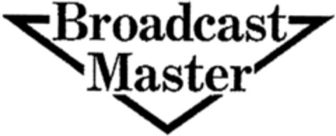 BROADCAST MASTER Logo (DPMA, 17.12.1992)