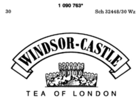 WINDSOR-CASTLE TEA OF LONDON Logo (DPMA, 02/28/1986)