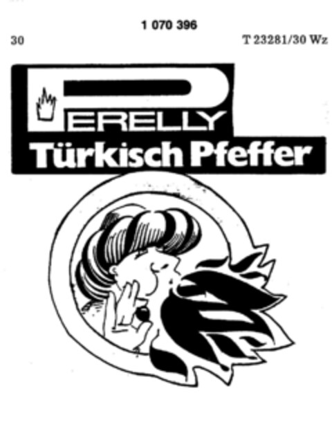 PERELLY Türkisch Pfeffer Logo (DPMA, 03/09/1984)