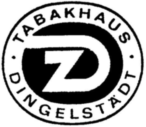 TABAKHAUS DINGELSTÄDT Logo (DPMA, 13.08.1990)