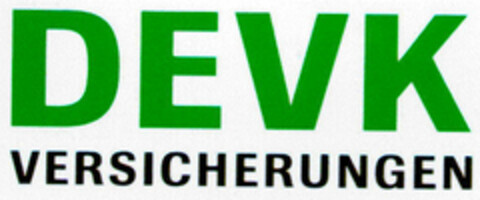 DEVK VERSICHERUNGEN Logo (DPMA, 06.10.2000)