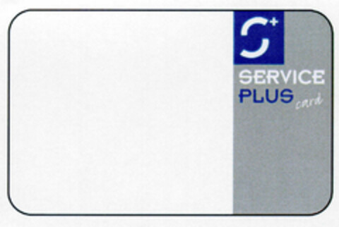 SERVICE PLUS card Logo (DPMA, 13.11.2001)