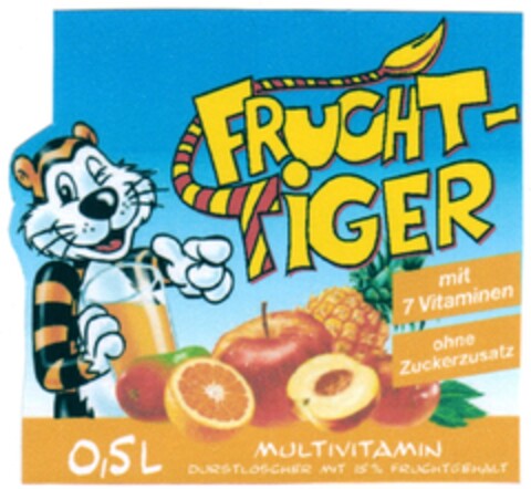 FRUCHT-TiGER MULTIVITAMIN Logo (DPMA, 09.02.2008)