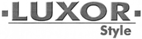 -LUXOR- Style Logo (DPMA, 07.01.2009)