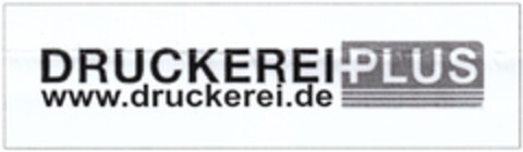 DRUCKEREI PLUS www.druckerei.de Logo (DPMA, 15.12.2009)