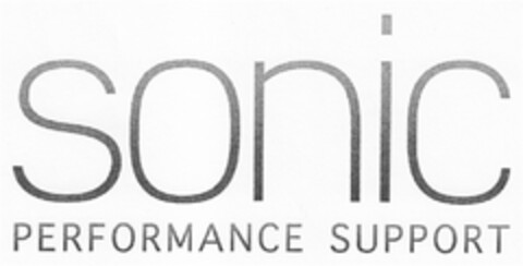 sonic PERFORMANCE SUPPORT Logo (DPMA, 18.10.2010)