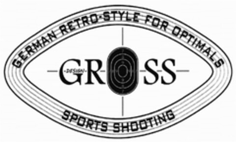 GROSS DESIGN GERMAN RETRO-STYLE FOR OPTIMALS SPORTS SHOOTING Logo (DPMA, 06.03.2015)