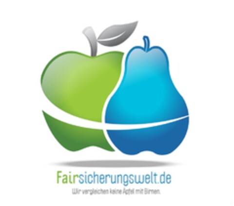 Fairsicherungswelt.de Wir vergleichen keine Äpfel mit Birnen. Logo (DPMA, 05/26/2016)