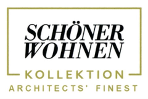 SCHÖNER WOHNEN KOLLEKTION ARCHITECTS' FINEST Logo (DPMA, 09.04.2018)