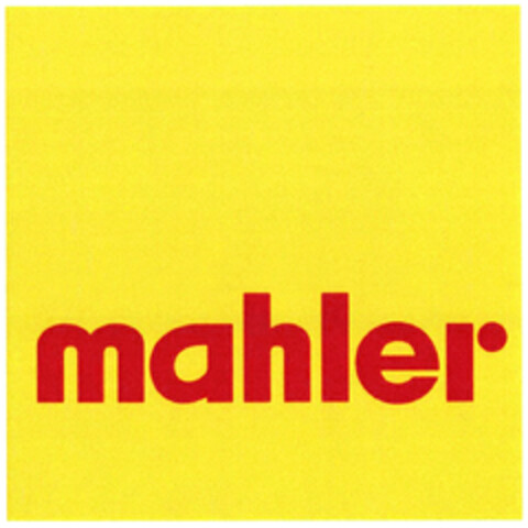 mahler Logo (DPMA, 16.03.2021)