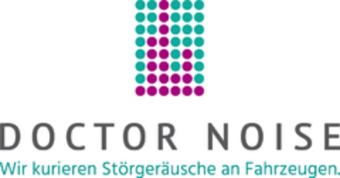 DOCTOR NOISE Wir kurieren Störgeräusche an Fahrzeugen. Logo (DPMA, 02.08.2021)