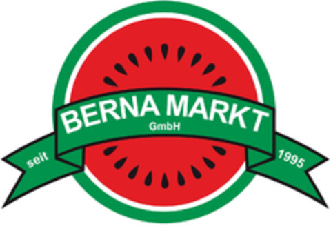 BERNA MARKT GmbH seit 1995 Logo (DPMA, 28.10.2024)