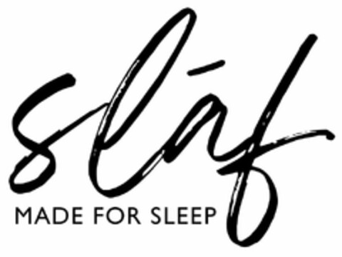 slaf MADE FOR SLEEP Logo (DPMA, 13.06.2025)