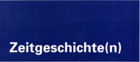 Zeitgeschichte(n) Logo (DPMA, 22.08.2003)