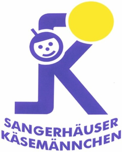 SANGERHÄUSER KÄSEMÄNNCHEN Logo (DPMA, 05.11.2003)