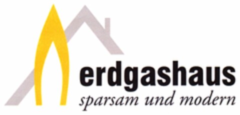 erdgashaus sparsam und modern Logo (DPMA, 04/21/2005)