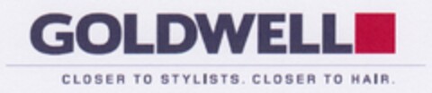 GOLDWELL CLOSER TO STYLISTS. CLOSER TO HAIR. Logo (DPMA, 13.05.2005)