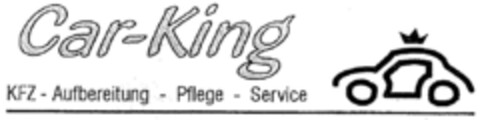 Car-King KFZ-Aufbereitung - Pflege - Service Logo (DPMA, 15.10.1996)