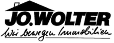 JO.WOLTER Wir bewegen Immobilien Logo (DPMA, 07.02.1997)