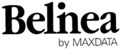 Belinea by MAXDATA Logo (DPMA, 05/14/1997)