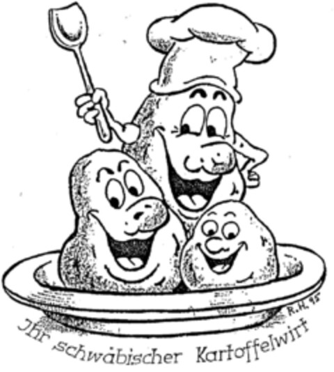 Ihr schwäbischer Kartoffelwirt Logo (DPMA, 29.07.1997)