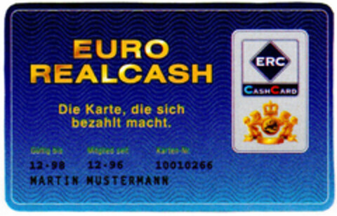 EURO REALCASH Logo (DPMA, 20.08.1997)