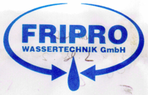 FRIPRO WASSERTECHNIK GmbH Logo (DPMA, 15.12.1997)