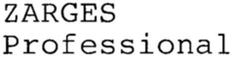 ZARGES Professional Logo (DPMA, 24.10.1998)