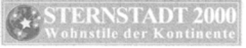 STERNSTADT 2000 Wohnstile der Kontinente Logo (DPMA, 26.08.1999)