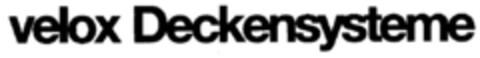 velox Deckensysteme Logo (DPMA, 30.11.1999)