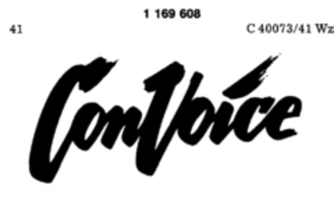 ConVoice Logo (DPMA, 01.02.1990)