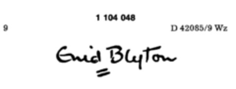 Enid Blyton Logo (DPMA, 04/25/1986)