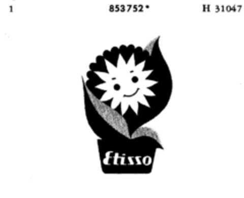 Etisso Logo (DPMA, 02/10/1968)