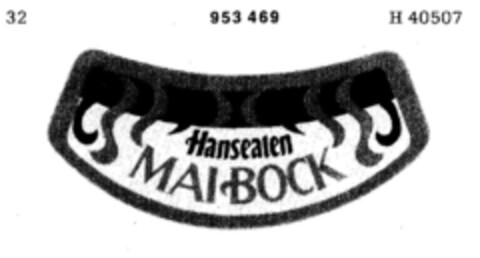 Hanseaten Mai Bock Logo (DPMA, 05/16/1975)