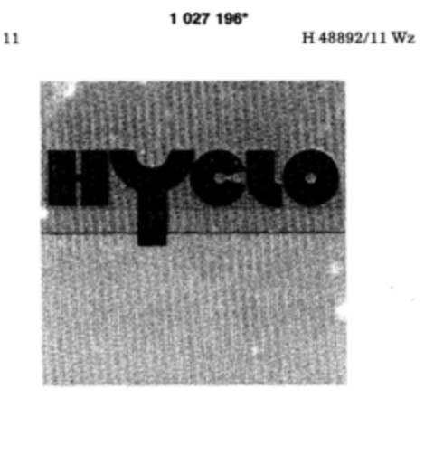 Hyclo Logo (DPMA, 07.07.1981)