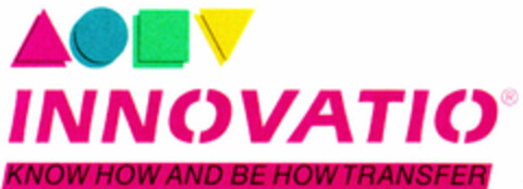 INNOVATIO KNOW HOW AND BE HOW TRANSFER Logo (DPMA, 10.10.1991)