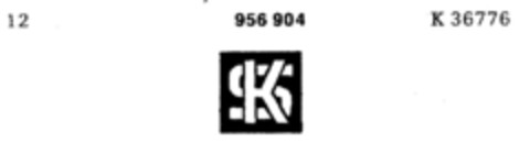 956904 Logo (DPMA, 12.09.1975)