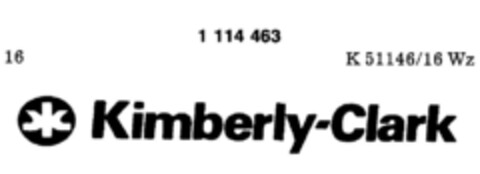 Kimberly-Clark Logo (DPMA, 21.04.1987)