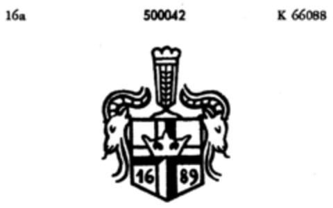 1689 Logo (DPMA, 26.11.1937)